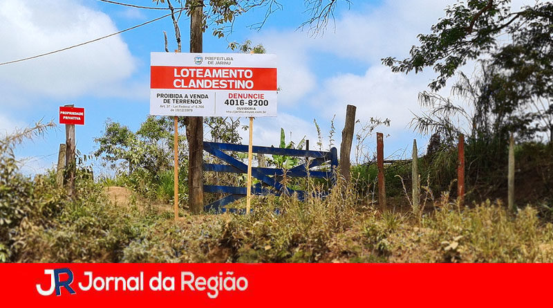 Loteamento irregular em Jarinu. (Foto: Divulgação)