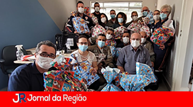 Samu faz doação de brinquedos. (Foto: Divulgação)