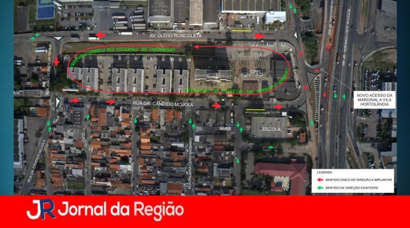 alteracao transito vila hortolandia