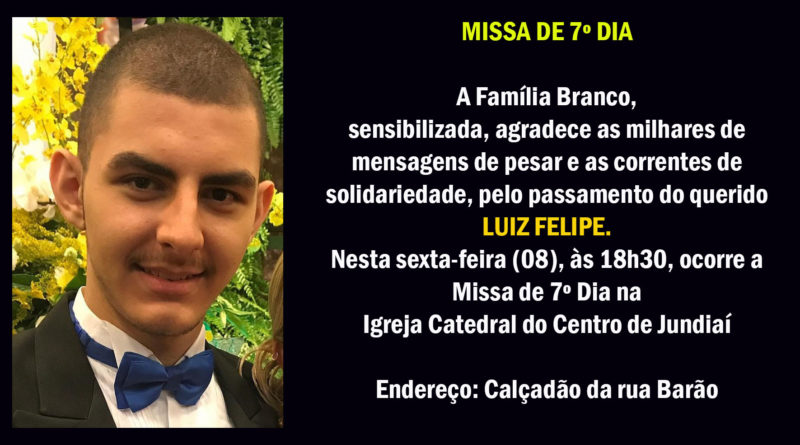 MISSA DE SETIMO DIA DO LUIZ FELIPE 1