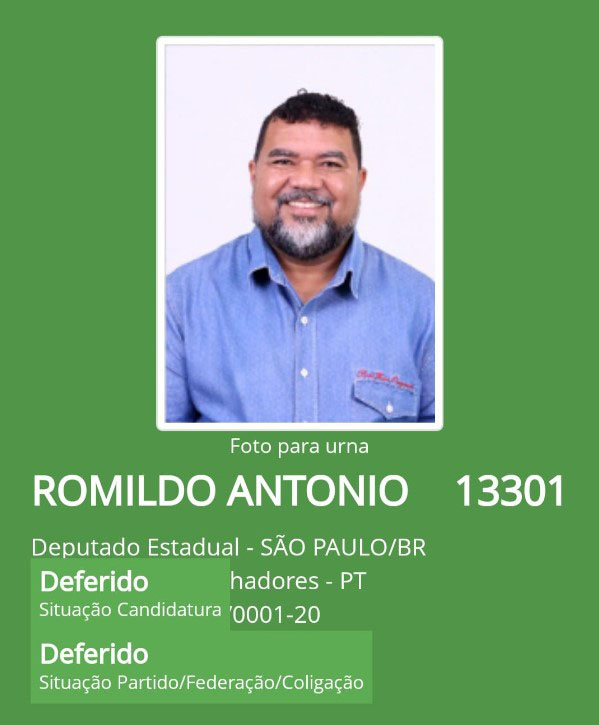 romildo deferido