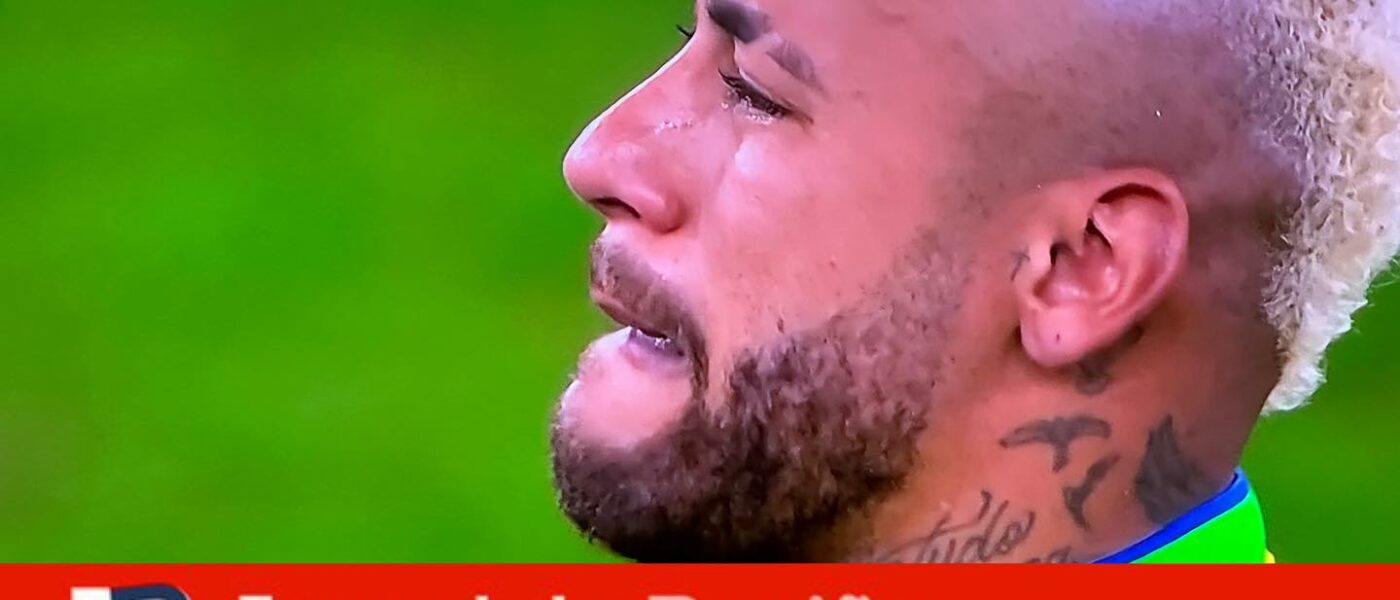 neymar chorando