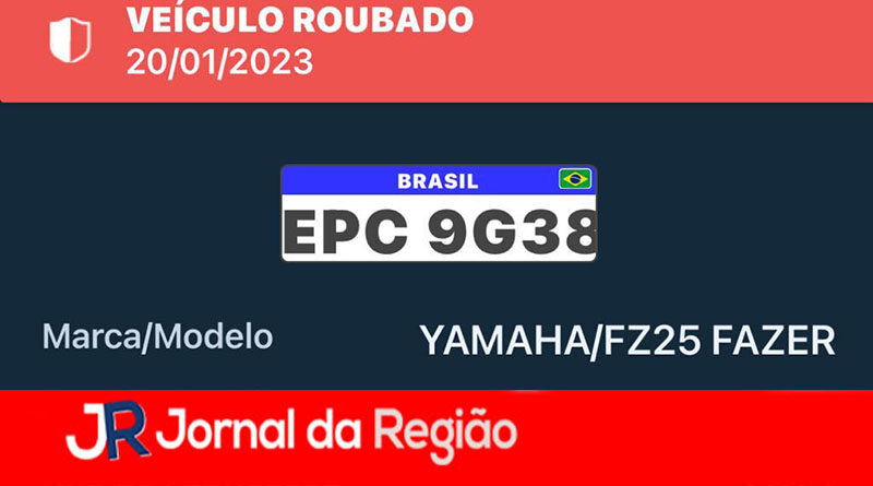 moto roubada