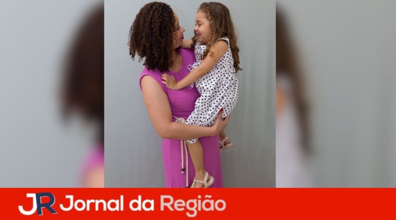 Após retirar um tumor benigno, Maria Luiza teve uma síndrome rara, conta Gracielli: “Me fortaleço na fé”
