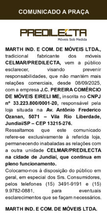 comunicado a praca predilecta jundiai jc pereira