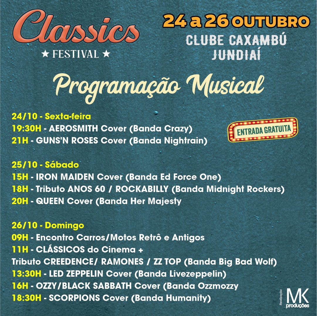 Classics Festival reúne carros antigos e tributos ao rock clássico 3 WhatsApp Image 2025 10 23 at 18.13.52