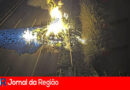 Caminhão pega fogo na Bandeirantes