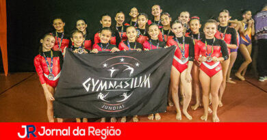 Escola de ginástica de Jundiaí leva 120 atletas para competições
