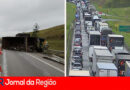 acidente dom pedro congestionada caminhoes copiar