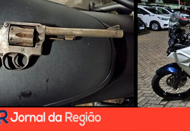 PM prende ladrão que roubou Kawasaki em frente do Covabra do Eloy Chaves
