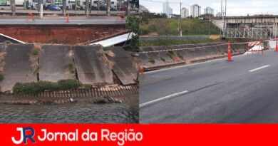 Trecho da Ozanan “desaba” durante a madrugada