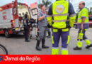 Bombeiros, SAMU e DER atendem acidente de carro x moto