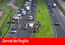 Acidente provoca bloqueio parcial da Rodovia Dom Pedro