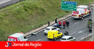 Motociclista sofre acidente gravíssimo na Marginal da Anhanguera
