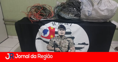 PM prende dois por furto de fios na Estação de Água da Sabesp, em Cabreúva