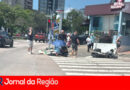 Motoboy sofre acidente na Nove de Julho