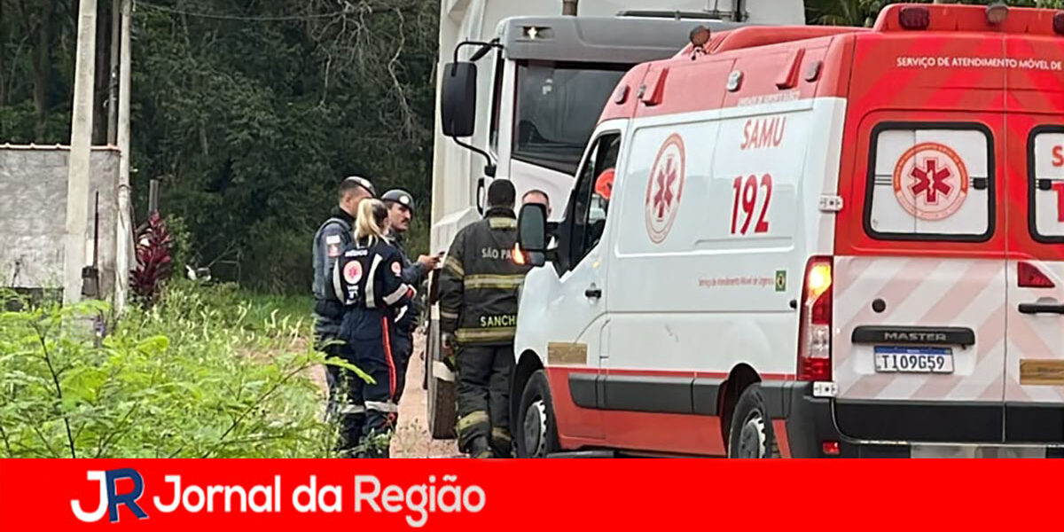 morte coletor de lixo