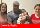 Policiais militares salvam bebê de 3 dias que estava engasgado