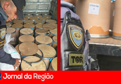 TOR da Polícia Rodoviária apreende 1 tonelada de insumo para cocaína