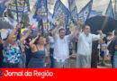 Candidato a deputado estadual, João Paulo faz bandeiraço ao lado do prefeito Rodolfo