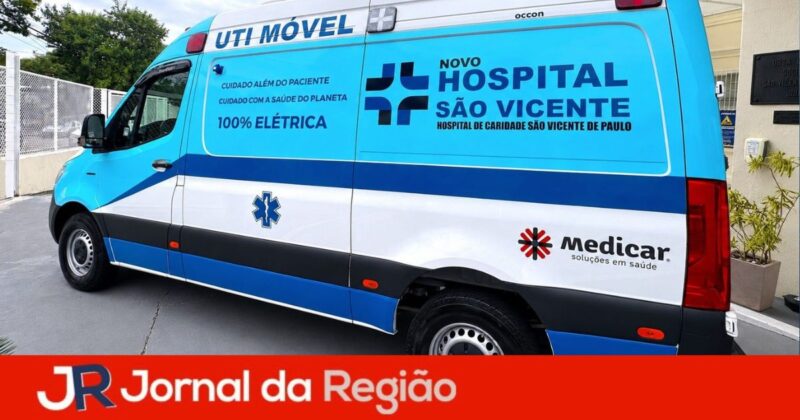 ambulancia eletrica jundiai sao vicente