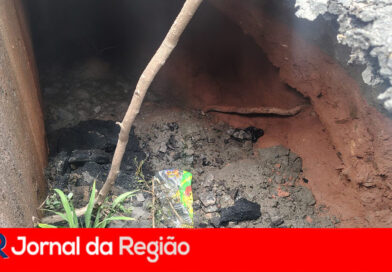 Buraco de grandes proporções se abre na Avenida Frederico Ozanam, na Ponte São João