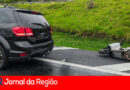 Colisão entre carro e moto deixa ferido na Rodovia Dom Gabriel