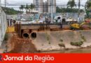 Recuperação de galerias pluviais na Ozanam tem obra intensificada